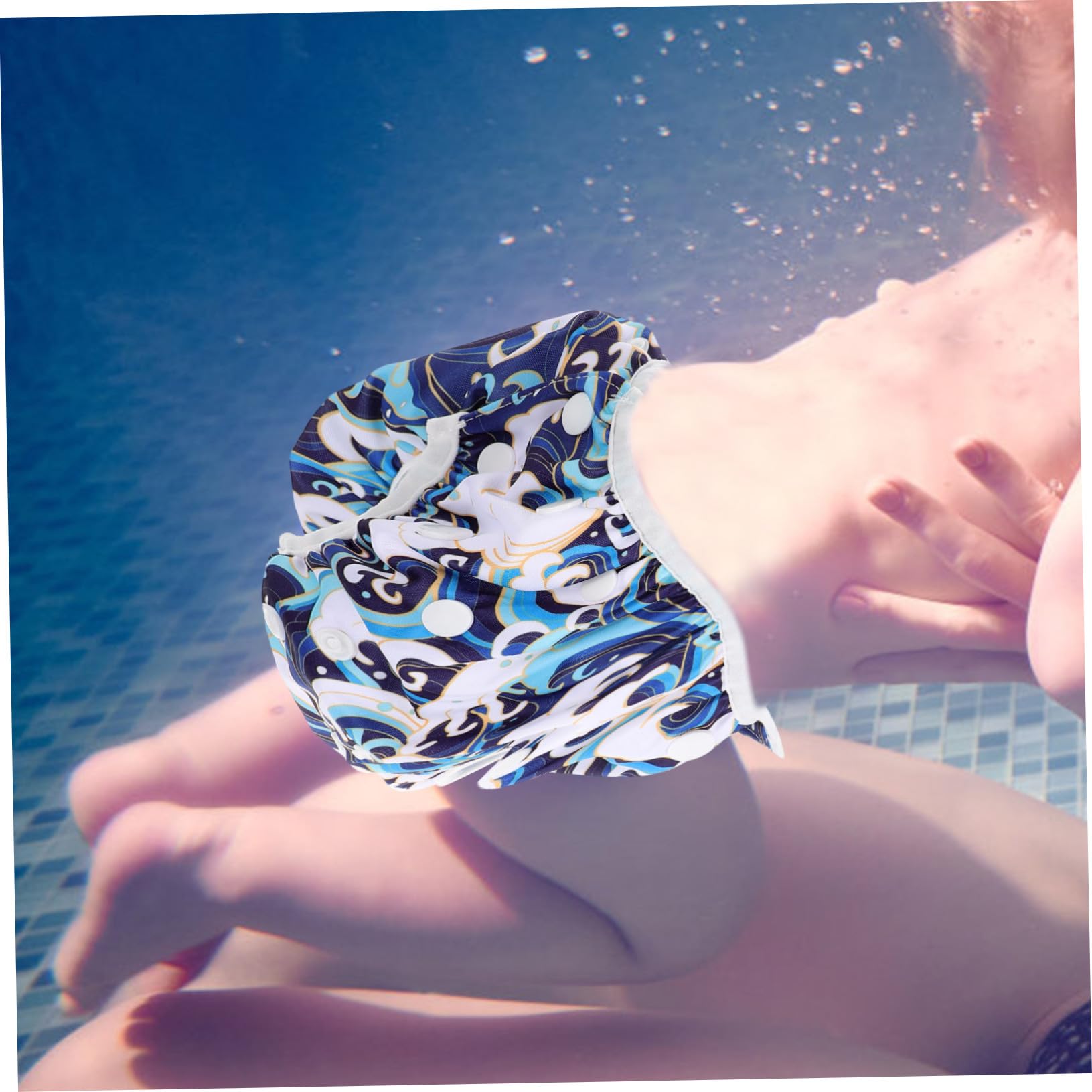 LIFKOME 4stücke Wiederverwendbare Schwimmwindel Für Junge Mädchen Und Kleinkinder Wasserdichte Umweltfreundliche Bademode Mit Cartoon-design Für Pool Und Strand Jahre