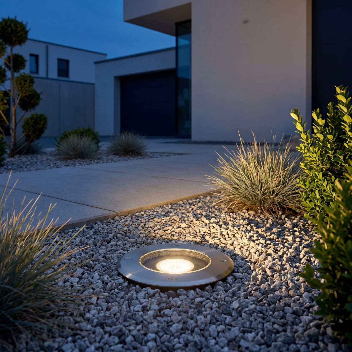 Faretto da incasso a LED da terra acciaio inossidabile vetro Ø 14 cm IP67 impermeabile bianco neutro lampada da incasso esterno faretto da giardino terrazza