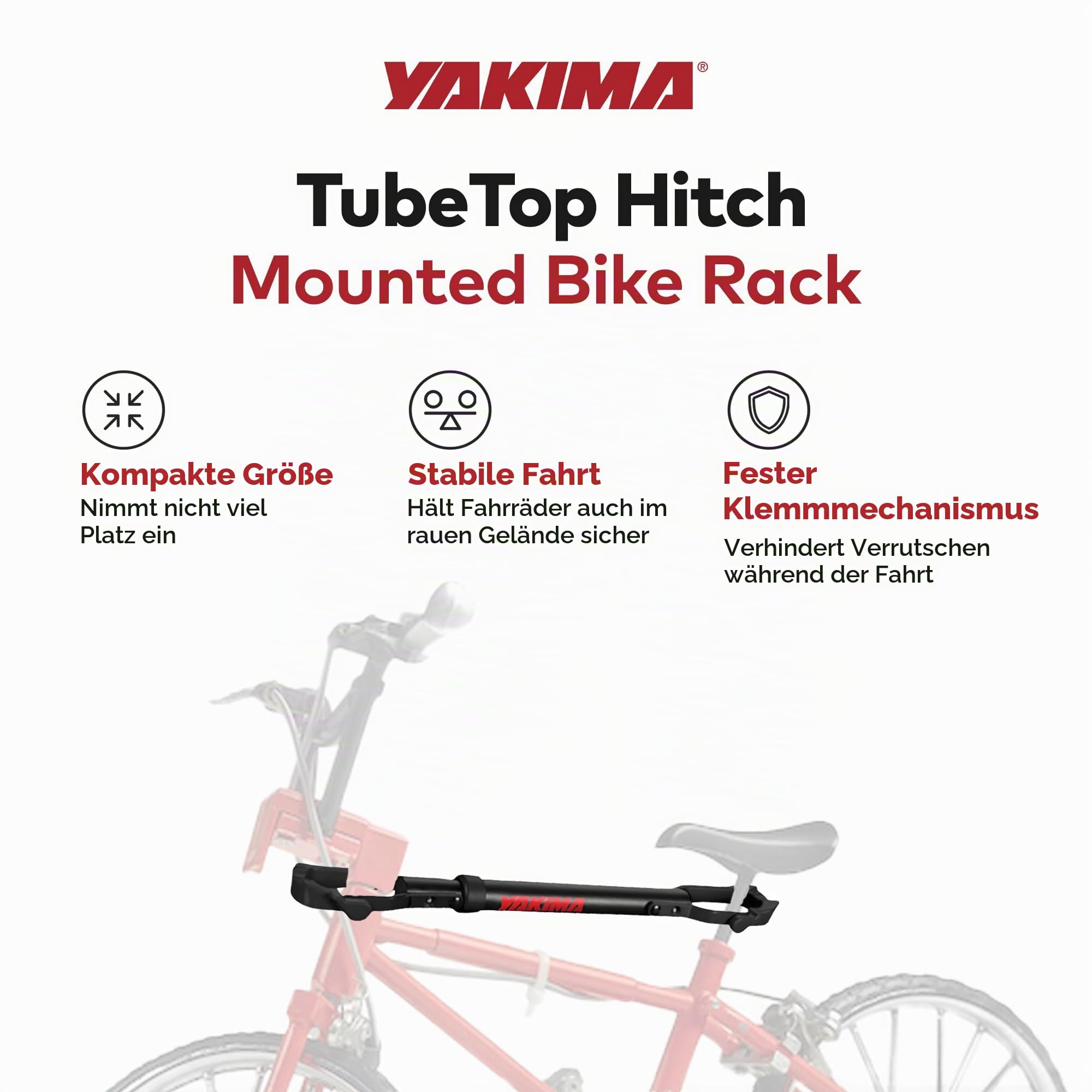 YAKIMA - TubeTop Hitch Mounted Bike Rack