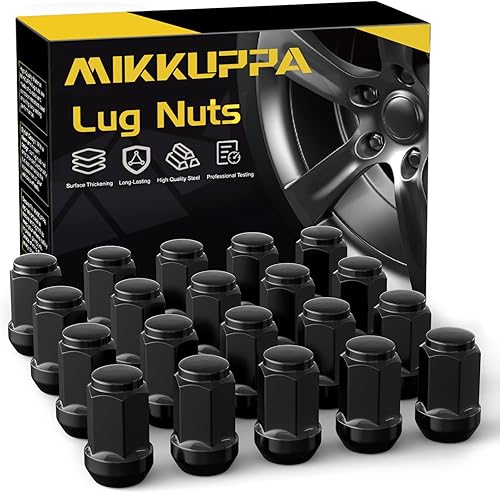 MIKKUPPA Tuercas de llanta M12x1.25 – Repuesto para Nissan Altima Maxima Pathfinder Rogue Sentra, Subaru Outback Forester Aftermarket Wheel – 20