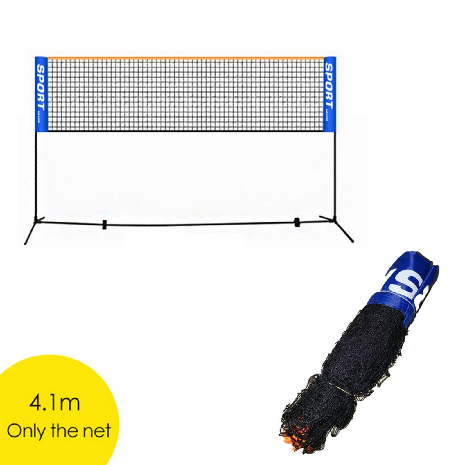 Portable Badminton Net, Sport Training Foldable Badminton Net Kit for Tennis, Soccer Tennis, Pickleball, Kids Volleyball Easy Setup(Only Net)