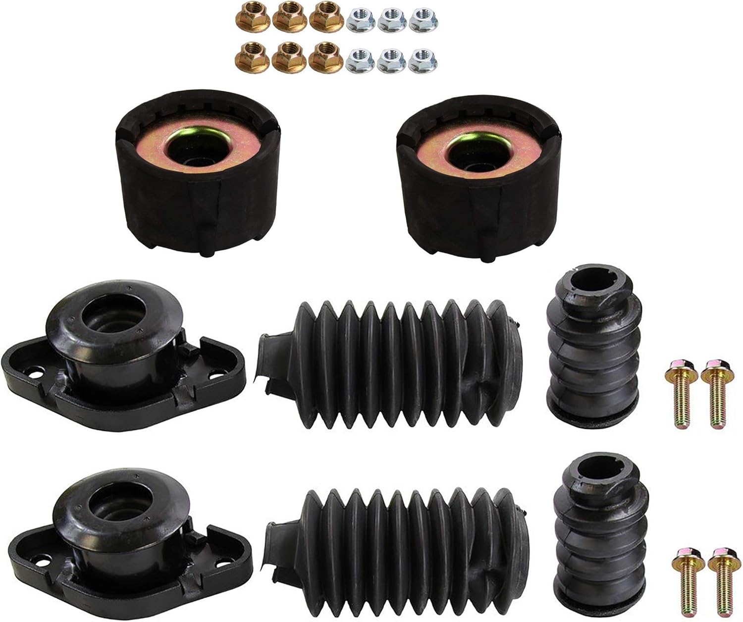 Front & Rear Strut Mounts Kit Monroe StrutMate For Buick