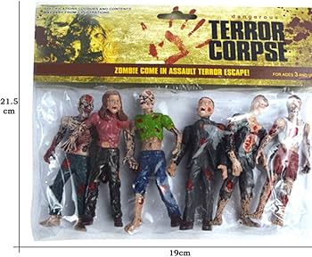 Amazon | ノーブランド 品 12体 ゾンビ 人形 フィギュア プラスチック