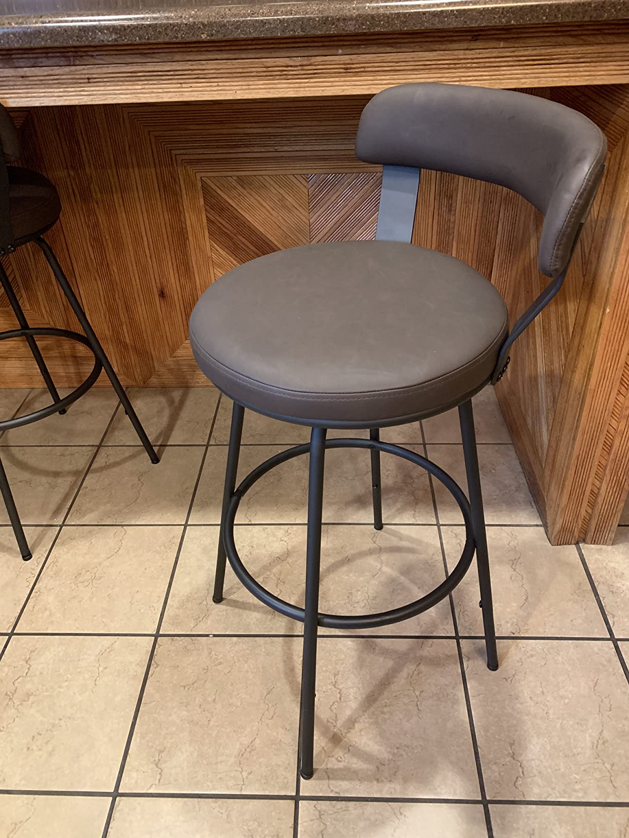 33/mo Finance FERFALDER Bar Stools Set of 2Swivel Counter Height