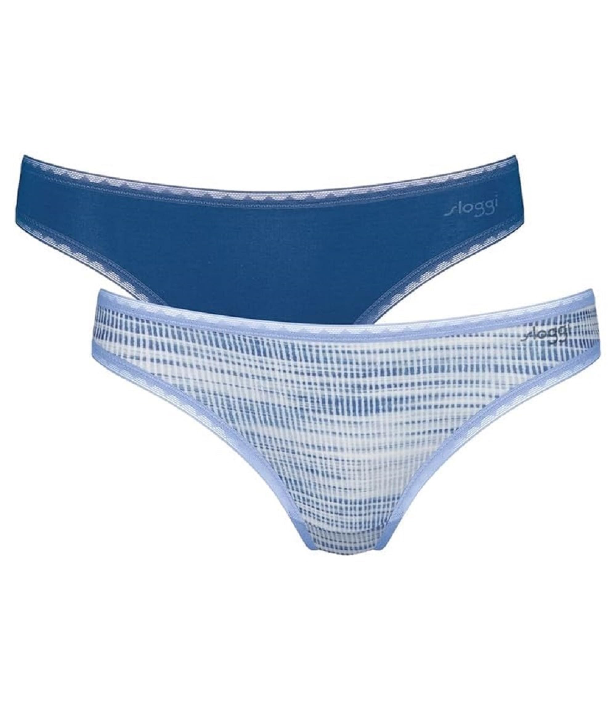 Sloggi Women's GO Mini C2P Briefs, BLUE - DARK COMBINATION, XL