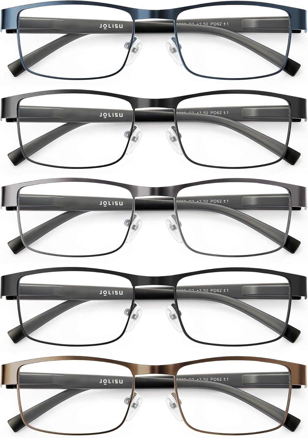 5PCS Reading Glasses Men – Blue Light Blocking Computer Metal Thin Frame Readers For Mens/Women(1.75) 5PCS Reading Glasses Men – Blue Light Blocking Computer Metal Thin Frame Readers For Mens/Women(1.75)