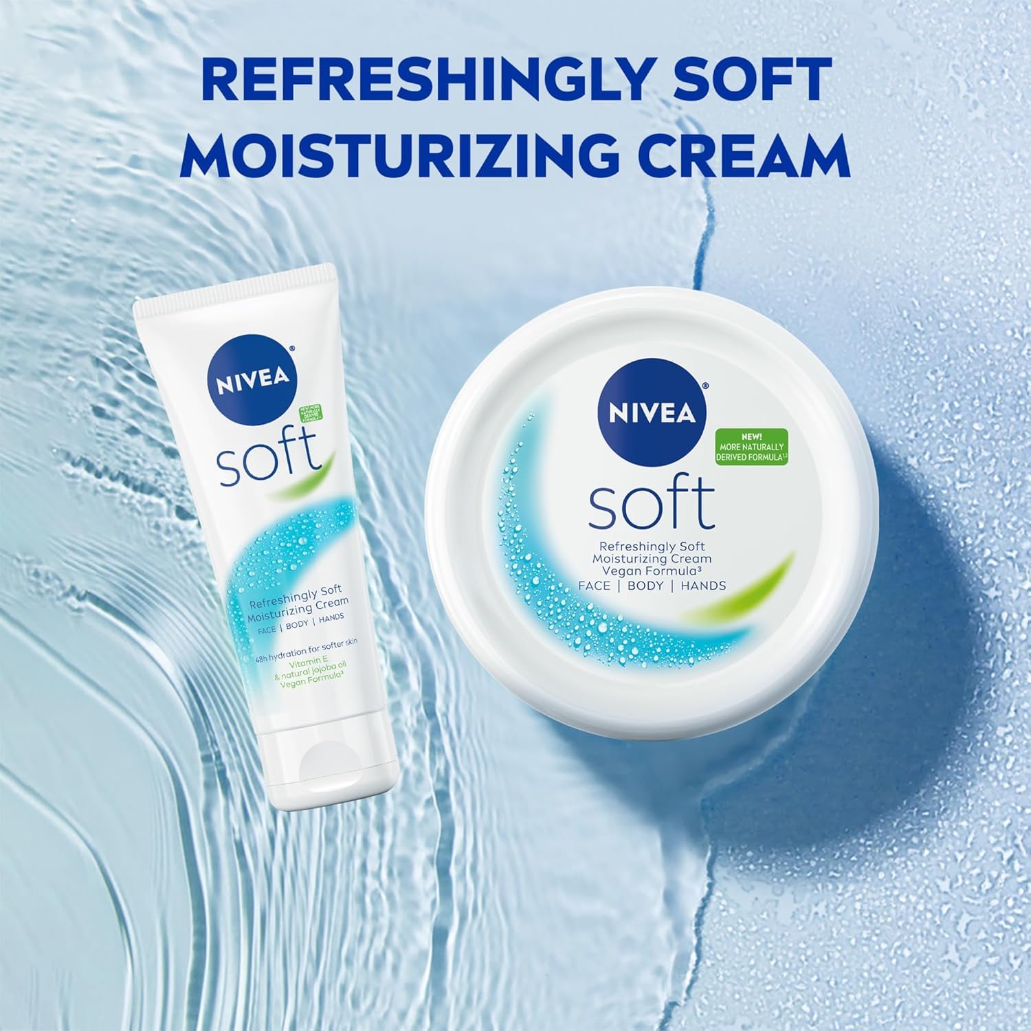 NIVEA Soft Moisturizing Creme 6.80 oz (Pack of 3) image 5