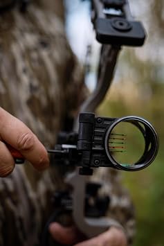 Trophy Ridge Rechargeable Bow Sight Light USB Rechargeable, Universal Fit, Weather-Resistant, Compact & Lightweight, 3 Brightness Settings, 30-Hour Run Time