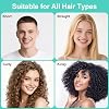 Cepillo para cabello rizado, cepillo definidor de rizos con cerdas suaves de jabalí, diseño de dientes anchos para desenredar y definir rizos, para cabello mojado y seco (Verde) 5