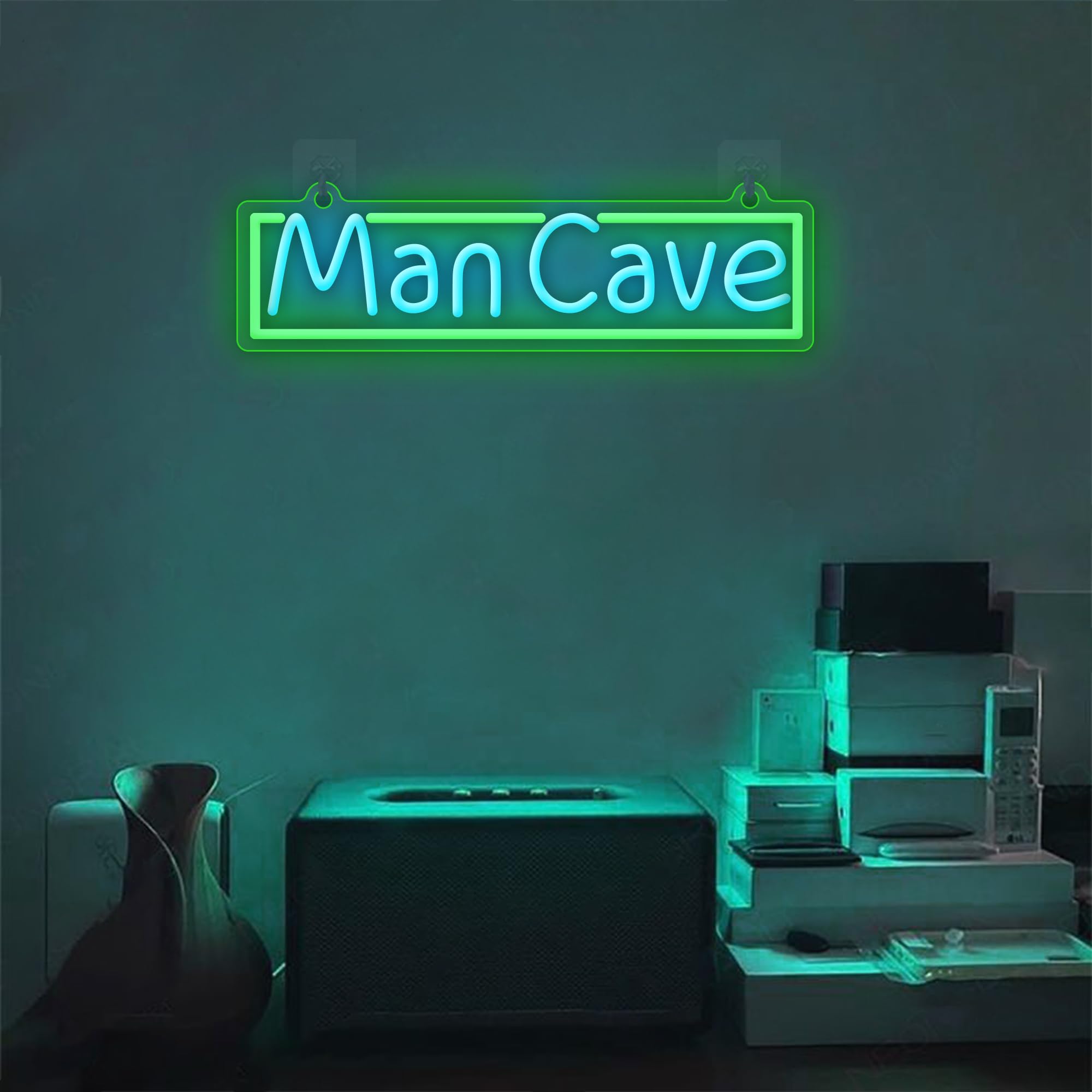 YuanDian Man Cave Neon Sign, Neon Lights for Gamer Room Wall Decor Gift Ideas for Boys Game Nephew Men Teen Son Grandson - Image 2