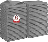 Vista 44 de Orighty Paño de limpieza de microfibra, paquete de 24 trapos de limpieza altamente absorbentes, suministros de limpieza para el hogar, paños