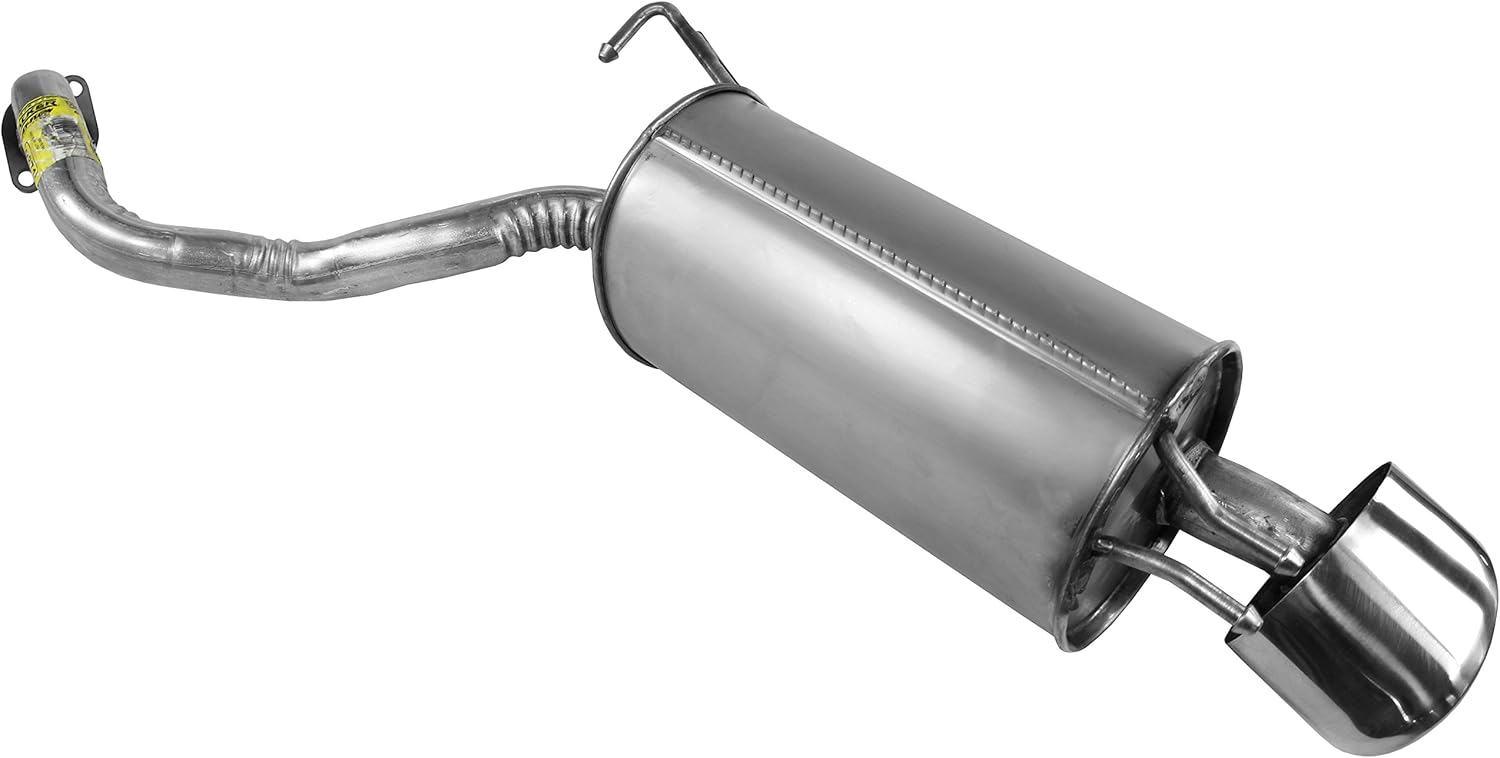 Walker Quiet-Flow SS 54871 Direct Fit Exhaust Muffler Assembly 1.75" Inlet (OD) 5.875" Outlet (OD) for Hyundai Santa Fe