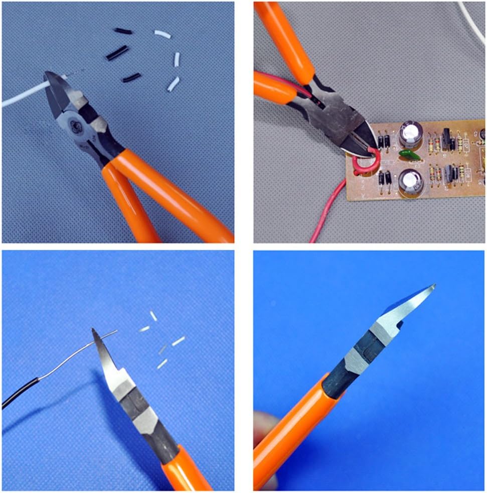 5 inch Side Cutter Professional Diagonal Cutting Pliers, Wire Cutters