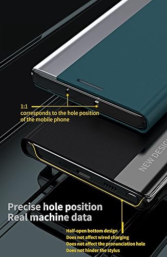Miniatura 5 de Ysnzaq Funda magnética con función atril para Samsung Galaxy A13 5G Galaxy A04S, piel TPU ultra delgada, a prueba de golpes, compatible con carga