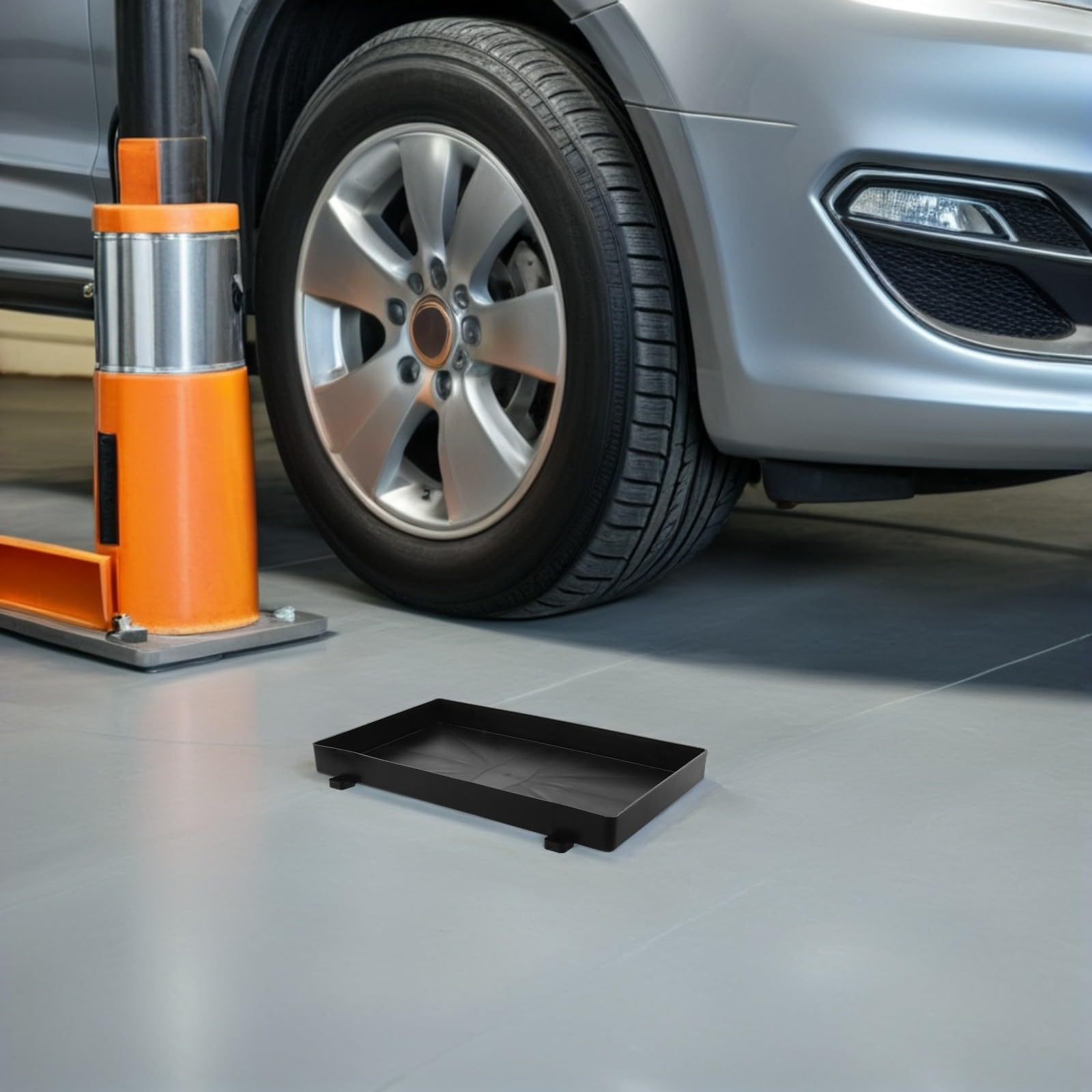 Ipetboom Batteriehalterung mit Robuster Plattform und Verstellbarem Gurt für Fahrzeugbatterien in Anhängern Wohnmobilen Booten und Pkw zur Inspektion