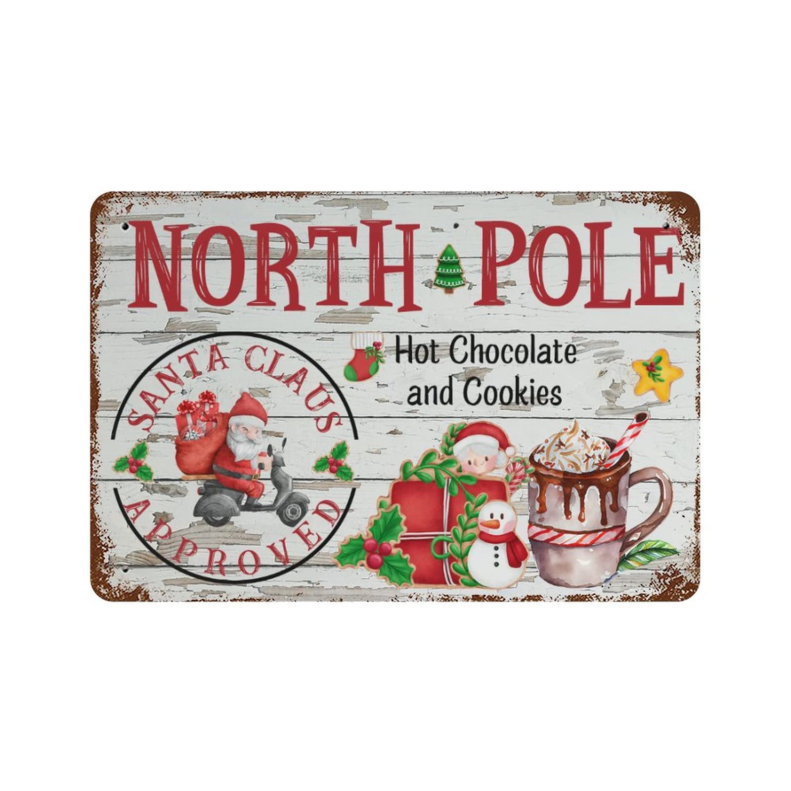 Panneau de Noël Hot Cocoa pour créer un coin boisson chaude