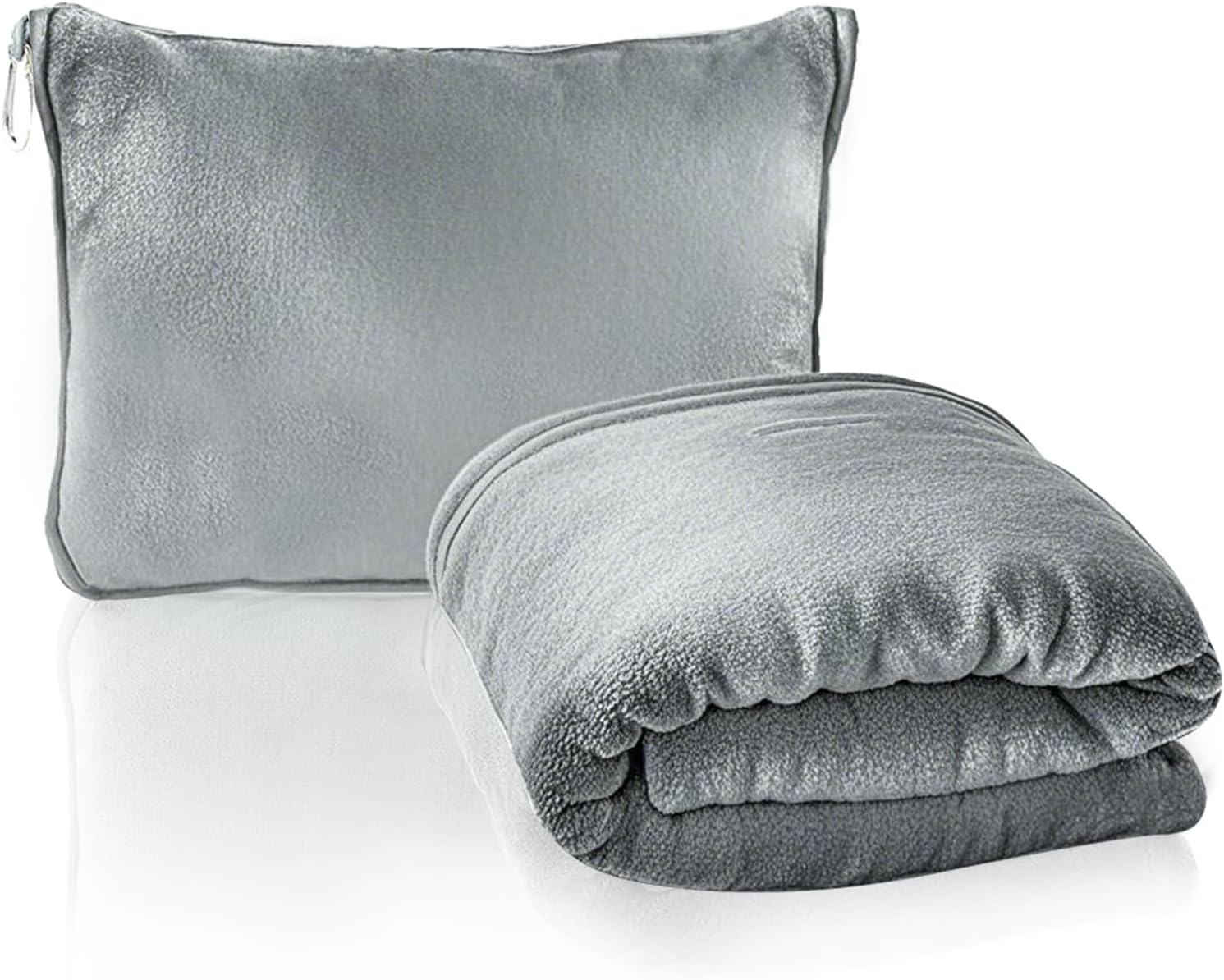 2 in 1 Travel Blanket and Pillow, Soft Micro Plush Portable Airplane Blanket, Ultralight Travel Blanket, Compact Foldable Flannel Blanket for Flights, Car, Business Trips 2 in 1 Travel Blanket and Pillow, Soft Micro Plush Portable Airplane Blanket, Ultralight Travel Blanket, Compact Foldable Flannel Blanket for Flights, Car, Business Trips