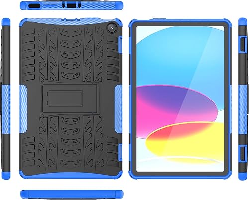 Miniatura 5 de Funda para tablet Kindle Fire Max de 11 pulgadas versión 2023, funda resistente con función atril (azul)
