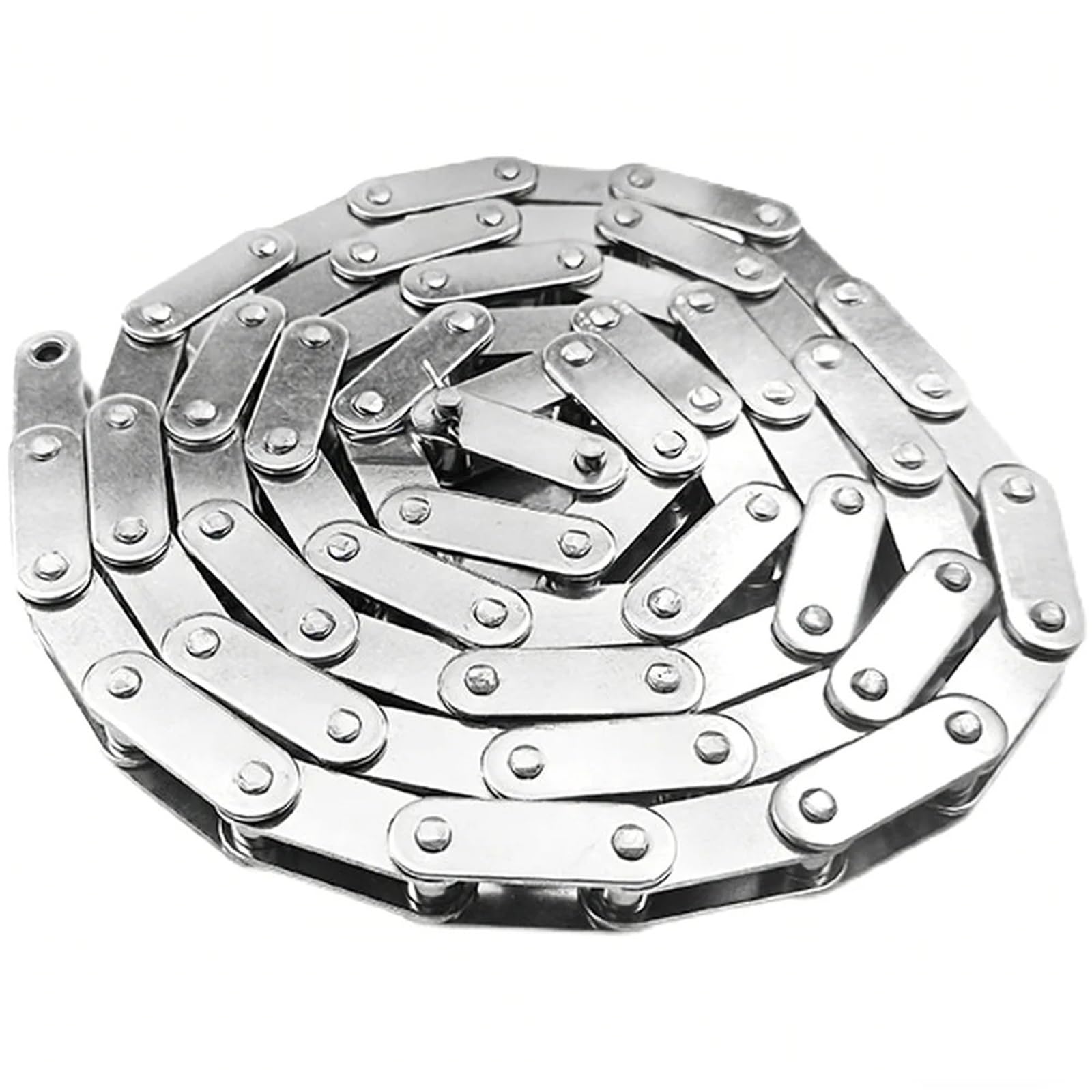Cadena de rodillos de doble paso 304 | 1.524m de acero inoxidable for transportador industrial(2040-25.4pitch)