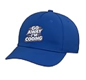 Go Away I'm Coding Funny Software Developer Programmer Adjustable Baseball Hat