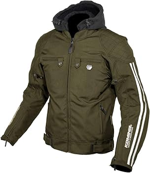 Amazon | [KOMINE] バイク用 ジャケット プロテクトウインターパーカ