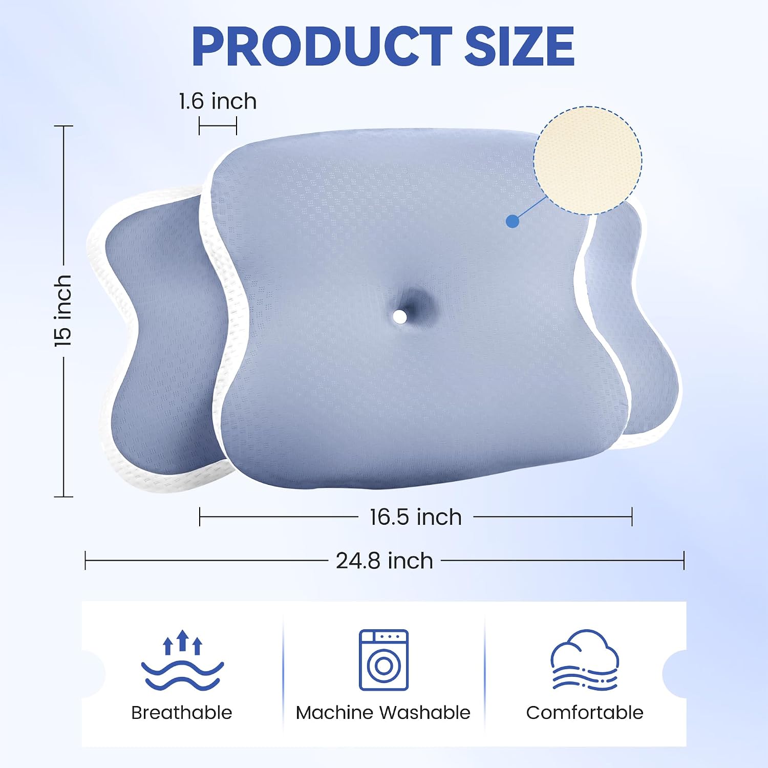 SweetLux NEW YORK Cervical Pillow Review for Side Sleepers - view 6