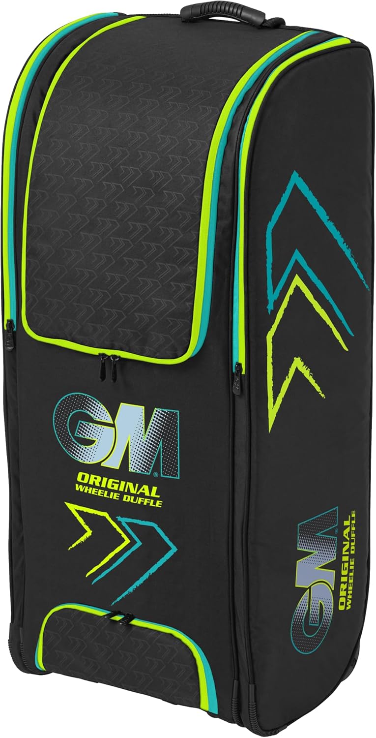 Gunn & Moore GM Cricket Duffel/Wheelie Bag | Various Sizes Volume 55 to 126 litres | Tough 600 Denier Polyester