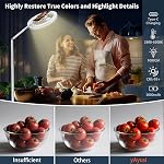 68.5" Overhead Phone Mount Tripod with Ring light, 3000mAh Rechargeable Foldable Ring Light with Stand and Phone Holder for Scan Documents, Video Recording, Photography, Live Streaming, TikTok,YouTube