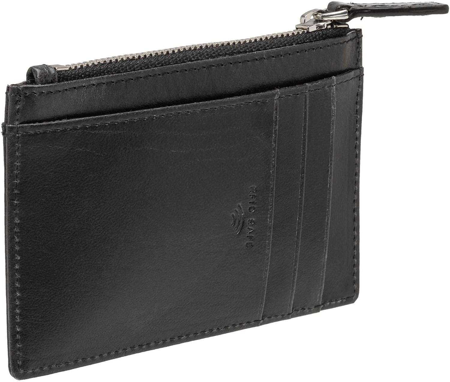 Mancini South Beach RFID Secure Card Case and Coin Pocket, Pink, Pink, One_Size