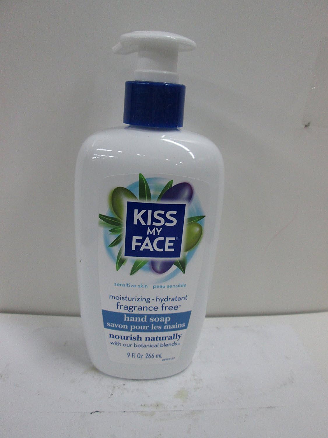 Kiss My FaceHand Soap Fragrance- Free 9 Ounce Pump (266ml) (3 Pack)