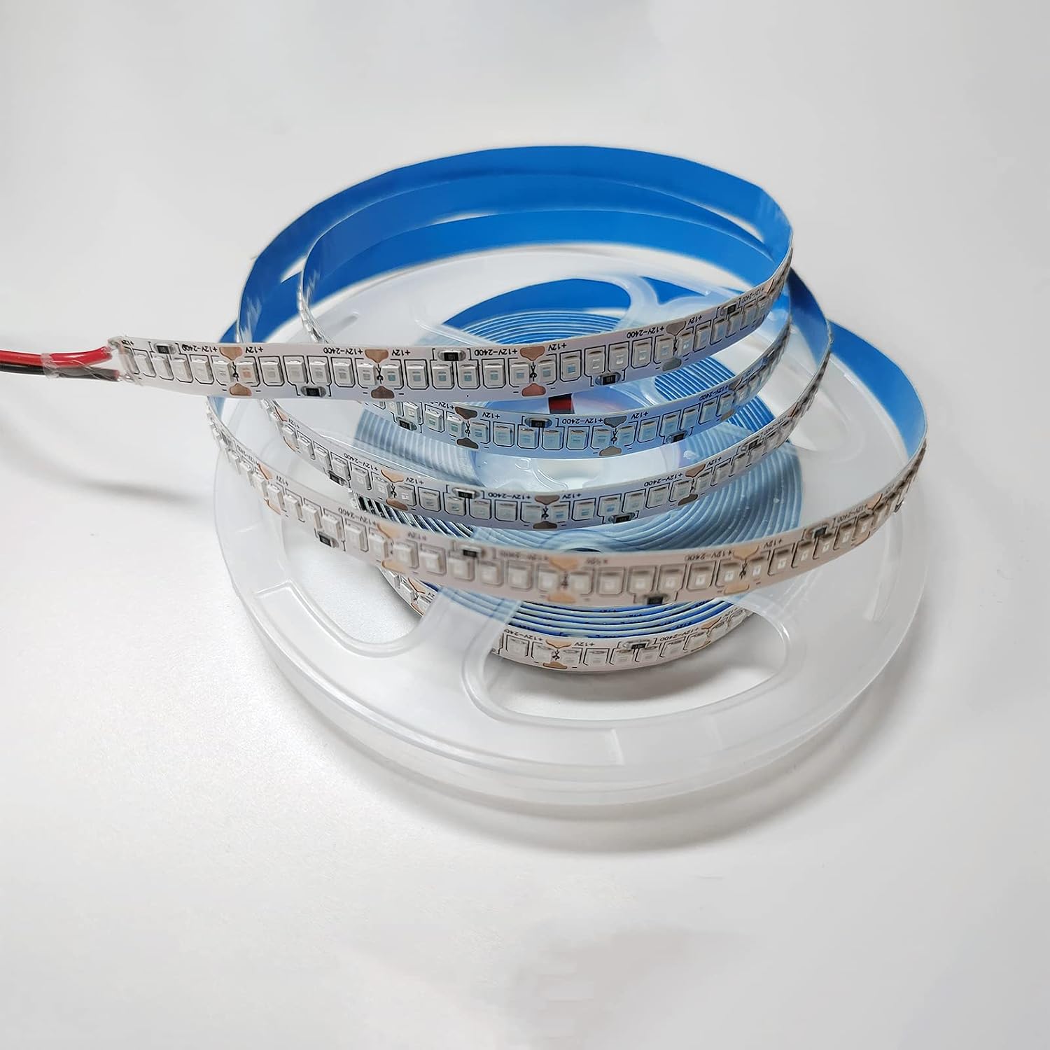 16.4FT/5M 240Leds/M LED Light Strip PCB DC12V/24V Flexible Tape for Car Boat Home Party (12V, Yellow)