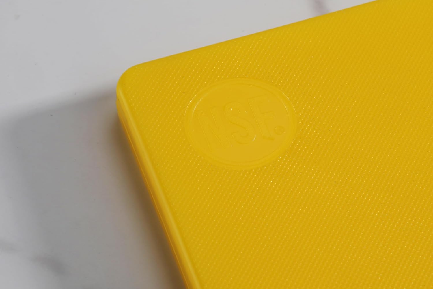 New Star Foodservice 15" x 20" Yellow High-Density Polyethylene Cutting Board, NSF Certified, Commercial Plastic Cutting Board image 3