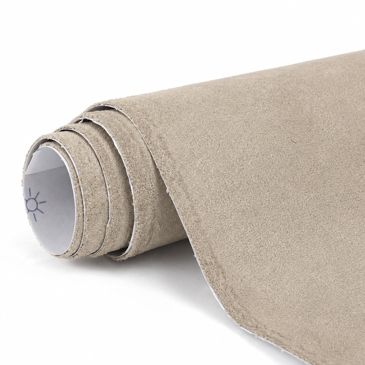 RadiantDecor Premium Beige Suede Fabric Wrap