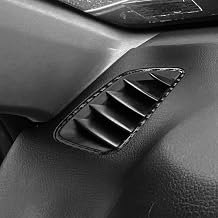 Real Carbon Fiber Air Vent Stickers Fit for Mazda 6 2003-2008 | for Mazdaspeed6 Sport / Grand Touring 2006-2008 | Trim Instrumen Side Air Vent Surround | Anti-scratch