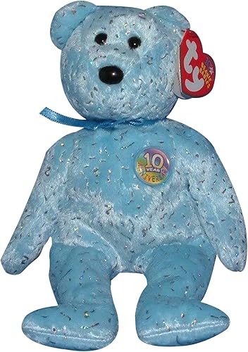 Ty Beanie Babies Decade Bear Azul Claro
