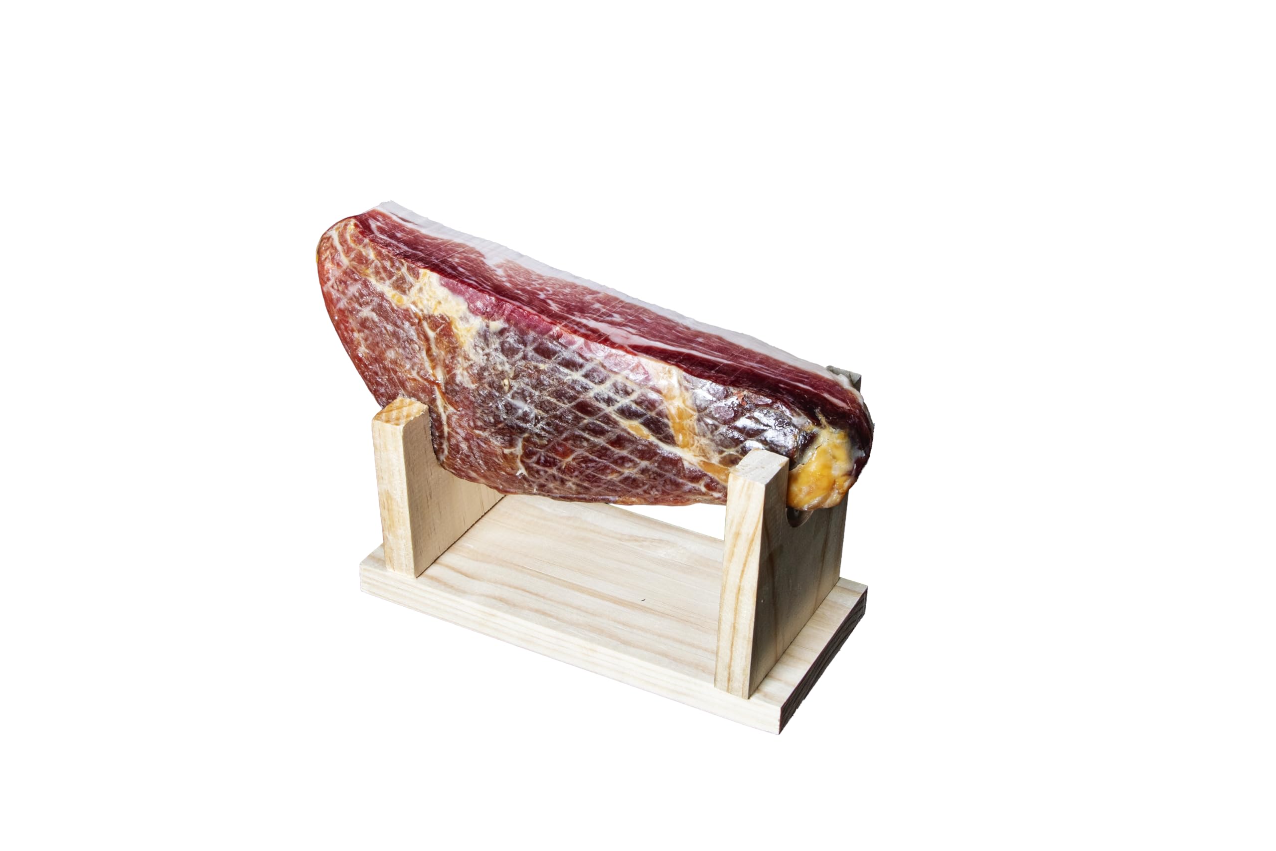 Spanisches Tapas Party Deluxe Set Mini Serrano Schinken 1kg Ständer Messer Chorizo Lomo Fuet Gourmet Geschenkkorb Feinkost