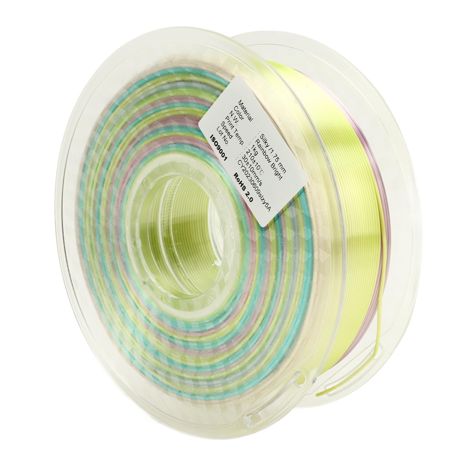 PLA Filament Color Gradient Rainbow Wielokolorowy Jedwabisty Błyszczący 1,75 mm Filament do drukarki 3D