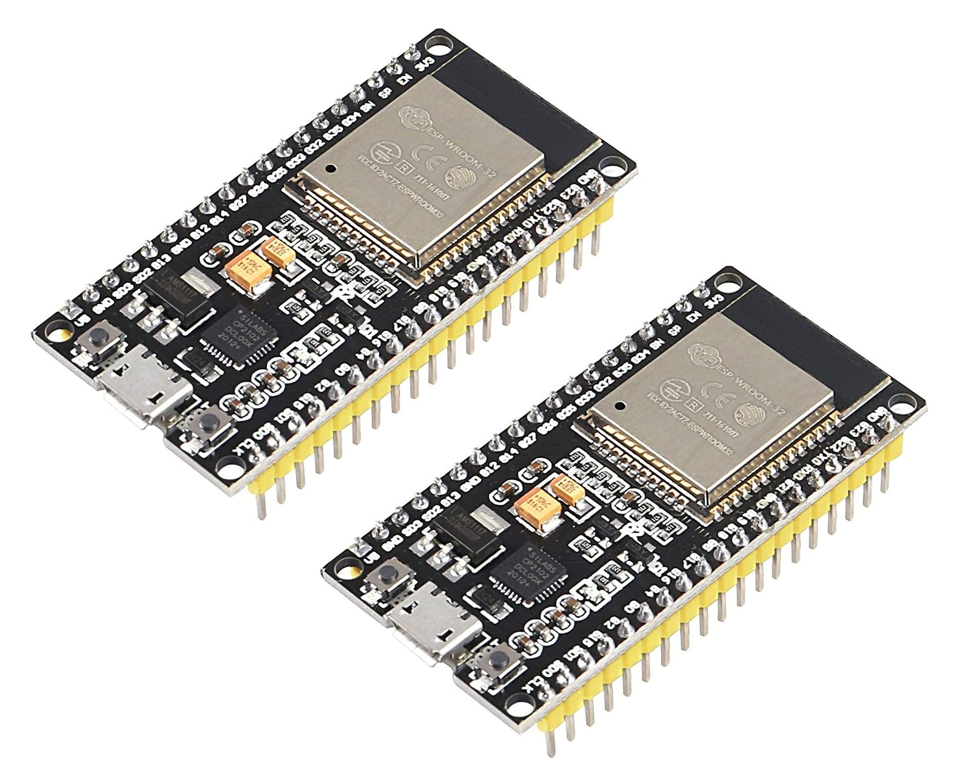 Scriptronics® ESP32 Development Board Wireless WiFi + Bluetooth Dual Core Module for Low Power IOT, Clock Frequency 80 MHz to 240 MHz ESP32 Module (Pack of 2) (B09VFSK4J4) Amazon Price History, Amazon Price Tracker