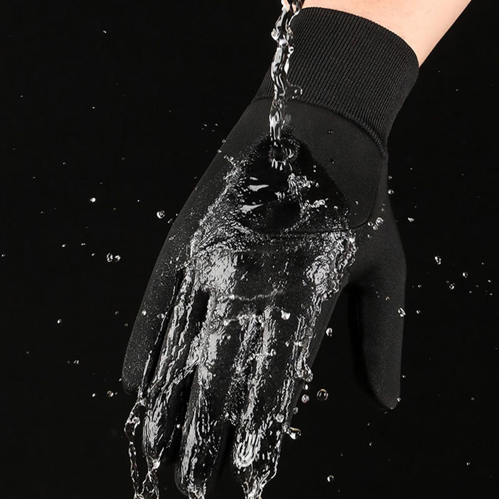 Gants chauffants homme écran tactile imperméables mitaines cyclisme randonnée camping