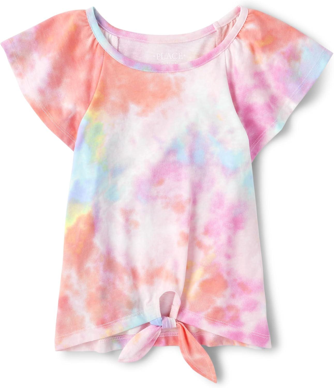 Short Sleeve Tie Front Top