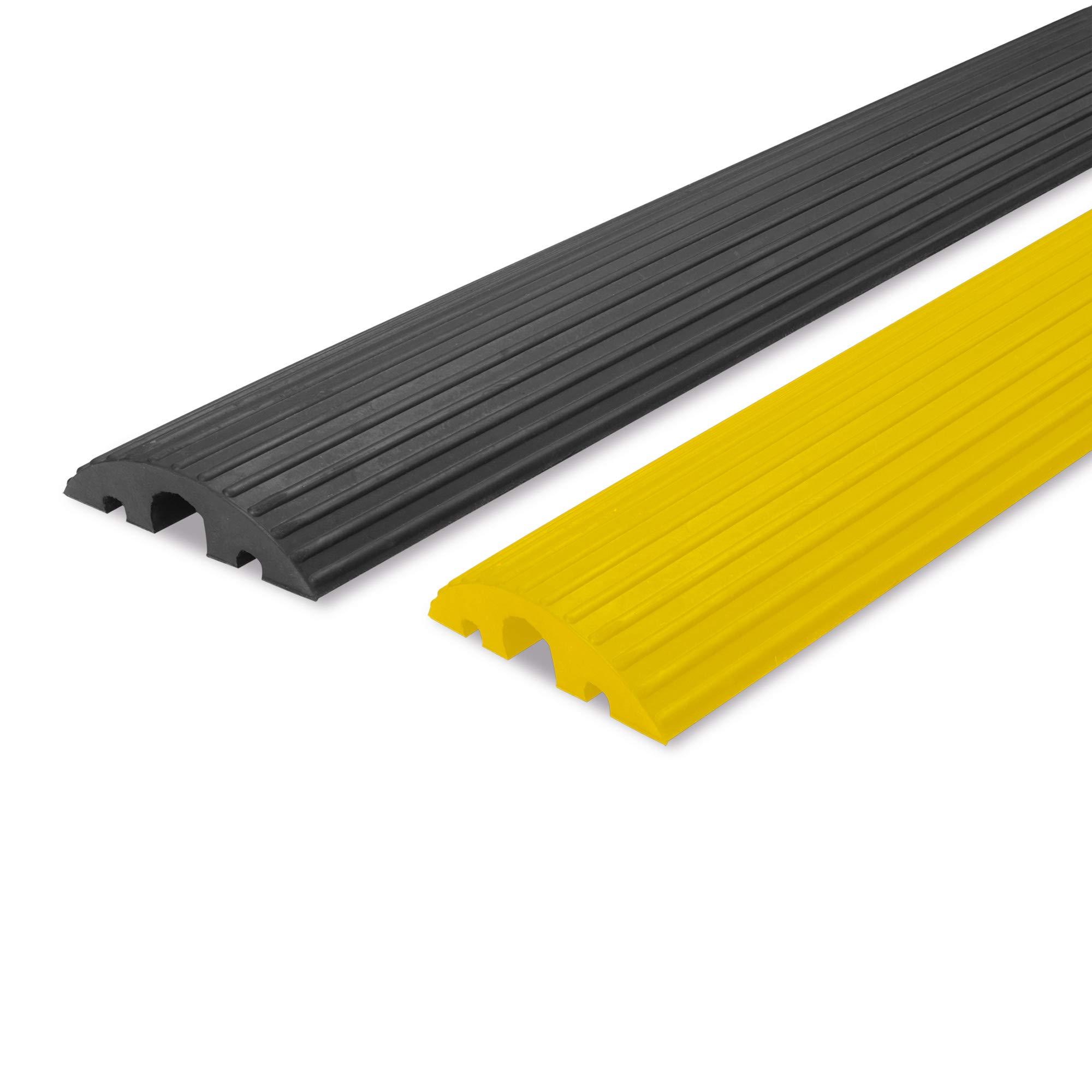 Bâtiment Câble Pont, en caoutchouc dur, 2 canaux Câble 20 x 20 mm, 1 canal 45 x 45 mm, noir, 279.21.784