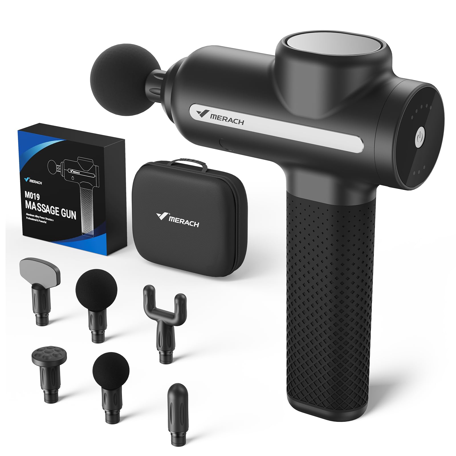 Amazon.com: MERACH Pro-Grade Massage Gun, Quiet Massage Gun Deep