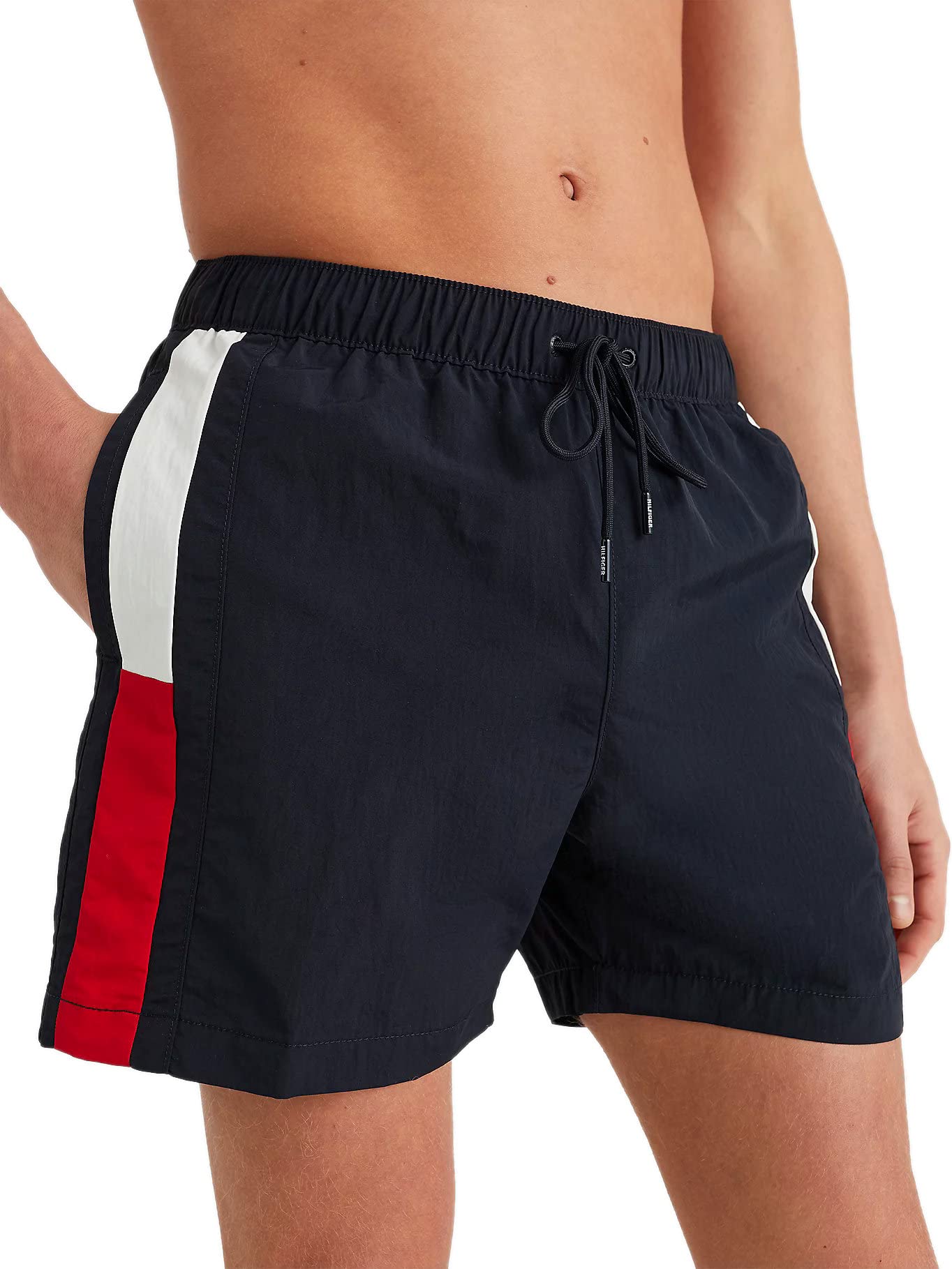 Tommy Hilfiger Bañador para Hombre SF Medium Drawstring Pernera Larga