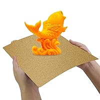 Vista 3 de Hoja PEI texturizada de doble cara, placa de impresión de piezas de impresora 3D, superficie PEI esmerilada de 12.205 x 12.205 in para impresoras