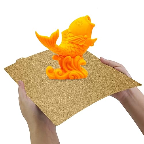 Miniatura 3 de Hoja PEI texturizada de doble cara, placa de impresión de piezas de impresora 3D, superficie PEI esmerilada de 12.205 x 12.205 in para impresoras