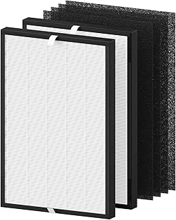 2 Pack 220 & 320 H13 True HEAP Filter, Compatible with Bissell Air220, Air320, 2609A, 2768A, Included 2 HEPA Filters and 4 Pre-filters.