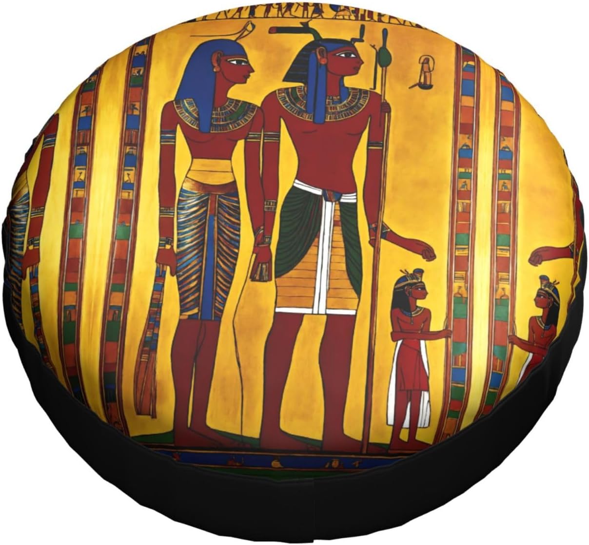 Ancient Egypt Tribe Series Print Tire Cover Universal Spare Wheel for Trailer Rv SUV Truck Camper Travel Accessories