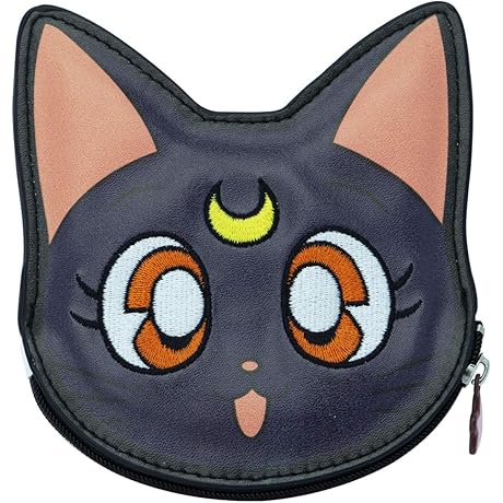 Official Sailor Moon Coin Purses Luna and Artemis Logo