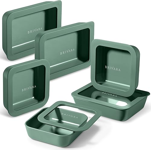 Recipiente de almacenamiento de alimentos de vidrio recubierto de cerámica  Sin PTFE, PFOA, PFAS y BPA  Recipiente reutilizable no tóxico para