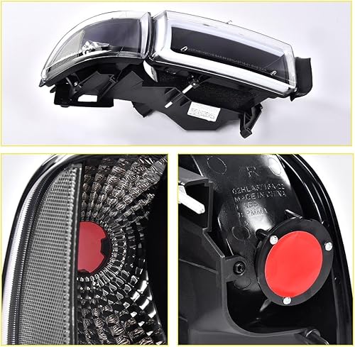 Vista 62 de PIT66 Conjunto de faros delanteros LED DRL BAR compatible con GMC Sierra 1999-2007 /Sierra 2500/99-06 GMC Yukon 1999-2004, accesorios de luces